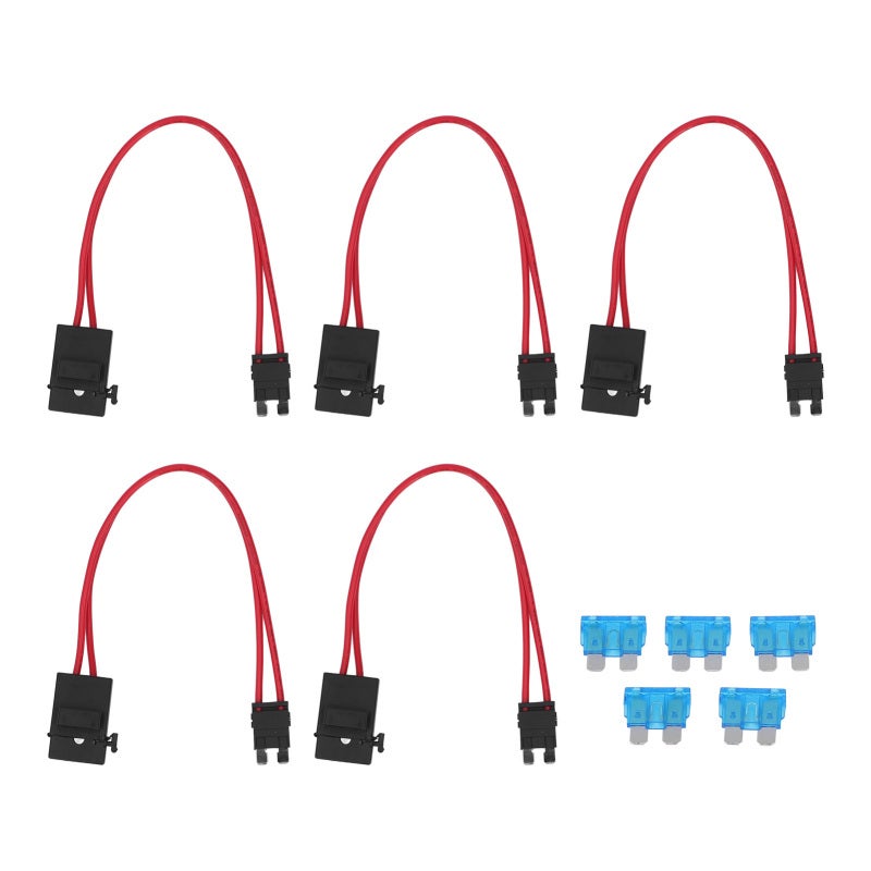 Fuse Holder Connector 20A Heavy Duty Wire Extension - Professional Repair Automotive Mini Blade Fuse for Hard to Reach Fuse Box Panels - Image 1