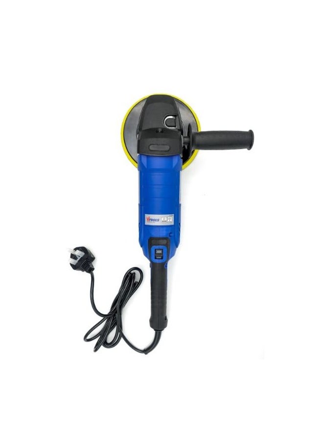 VTOOLS 1300W 180MM Electric Polisher, 600 Up to 3300RPM, With 7 Variable Speed And Detachable Handle  - Image 4