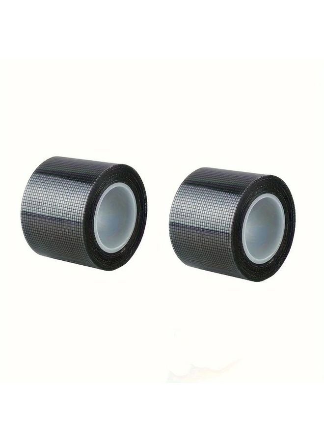 Black Fiberglass Mesh Repair Tape Waterproof Patch For Mosquito Nets Screens - Image 3