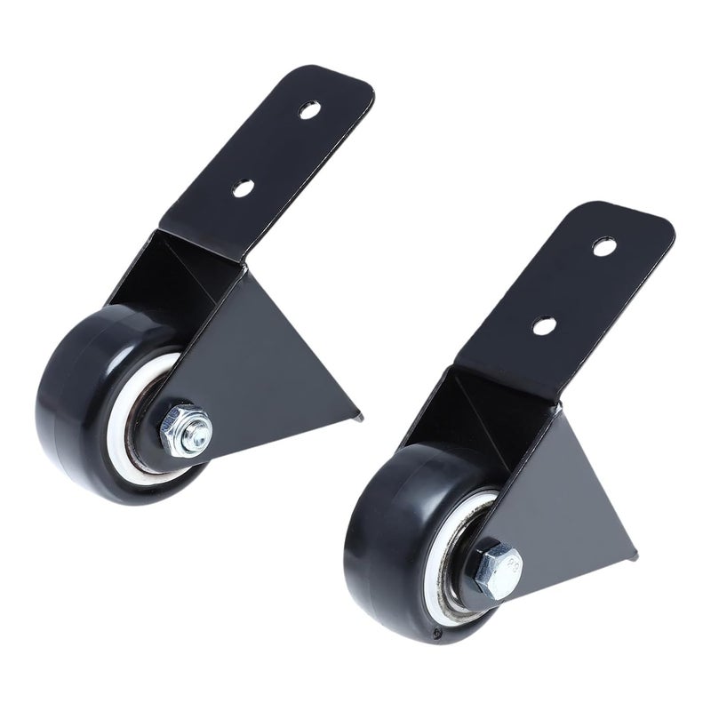 Heavy Duty Furniture Casters 2Pcs for Suitcase Industrial Trolley Sturdy Plate Casters - Image 1