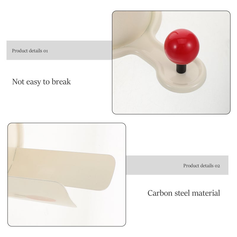 Hair Dryer Holder: Wall-Mounted Blow Dryer Hanger With Cup - Universal Carbon Steel Hook With Cord Organizer For Bathroom - Image 2