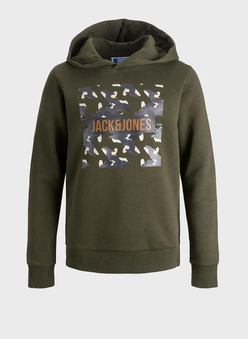 Jack & Jones Junior Graphic Print Hoodie