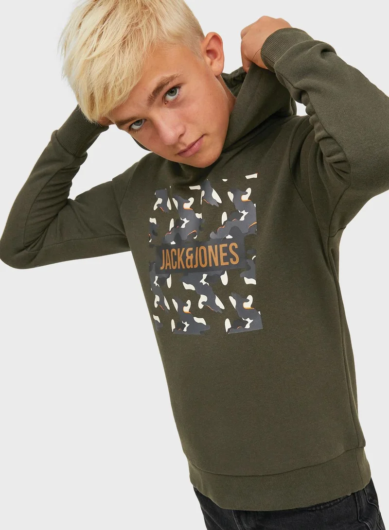 Jack & Jones Junior Graphic Print Hoodie