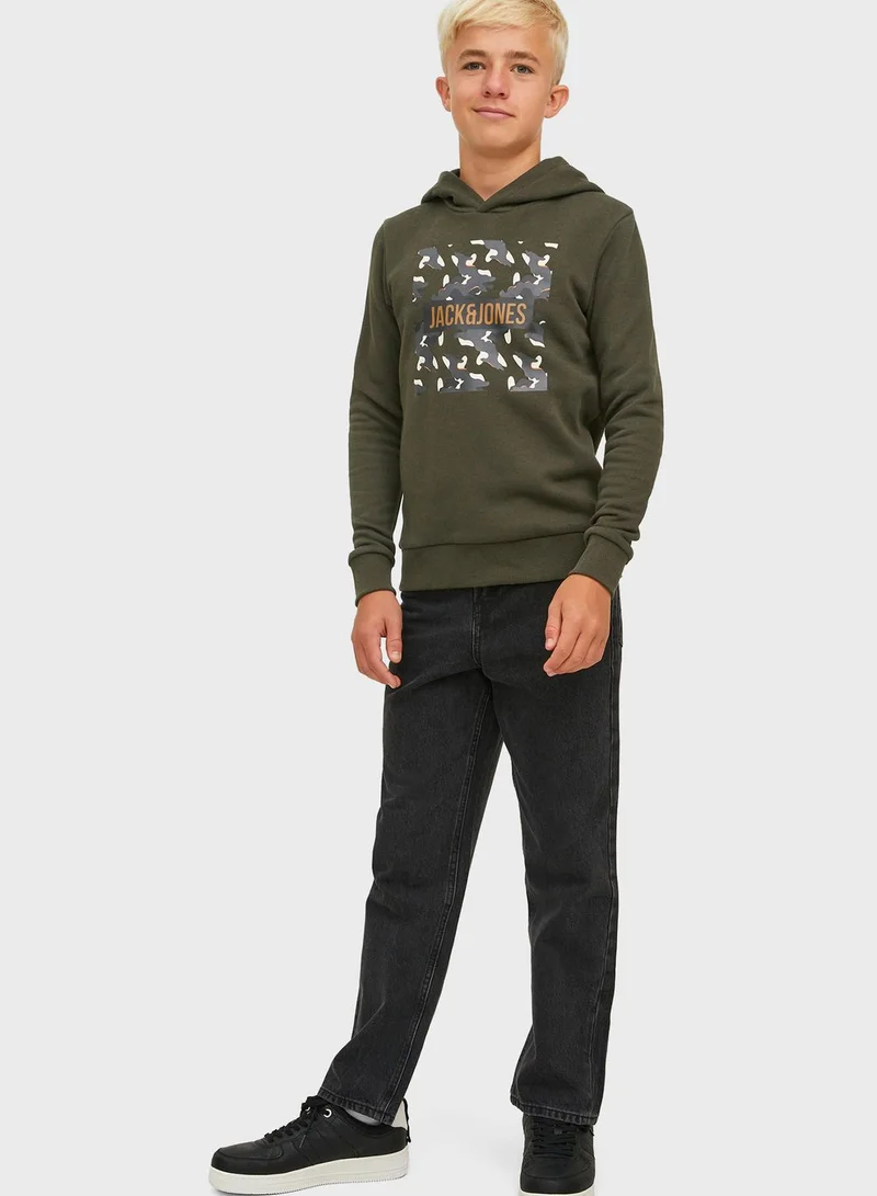 Jack & Jones Junior Graphic Print Hoodie