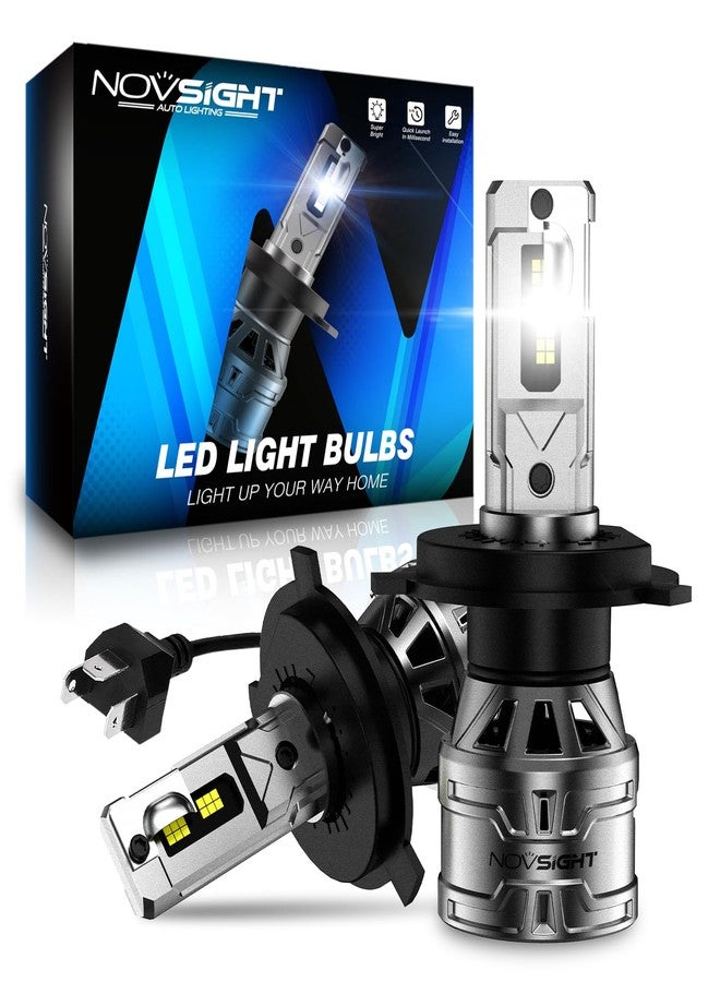 NOVSIGHT مصابيح NOVSIGHT H4/HB2/9003 المحسّنة، سطوع 400% لمصابيح الضباب H4، تركيب سريع HB2/9003، عبوة من 2 - Image 1