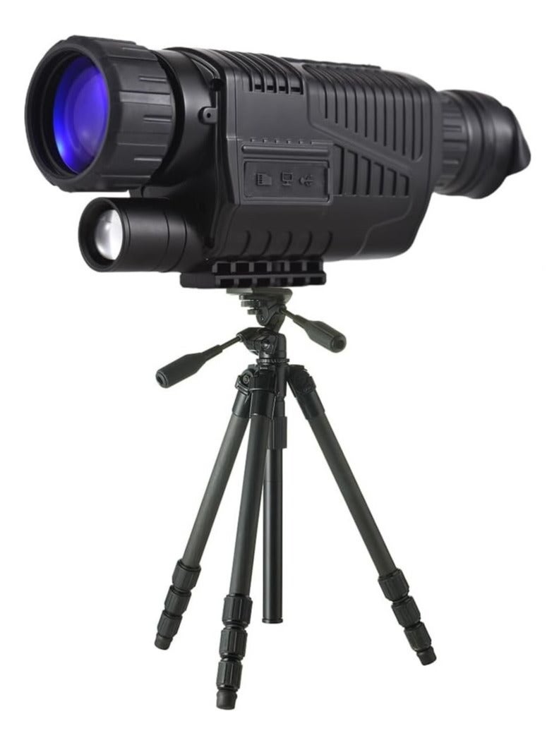 Generic Digital Night Vision Monocular 5X40 for Day and Night - HD Infrared Camera Night Vision Goggles for Adults Hunting, Hiking, Camping, Travelling  - Image 1
