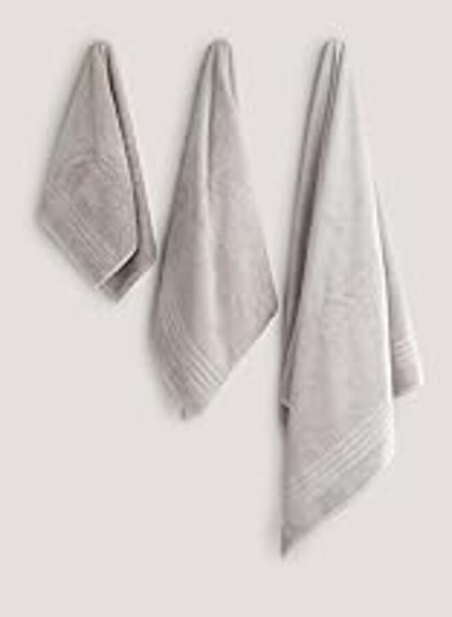 Matalan Egyptian Cotton Bath Sheet Towel, 150 cm x 100 cm Size, Grey