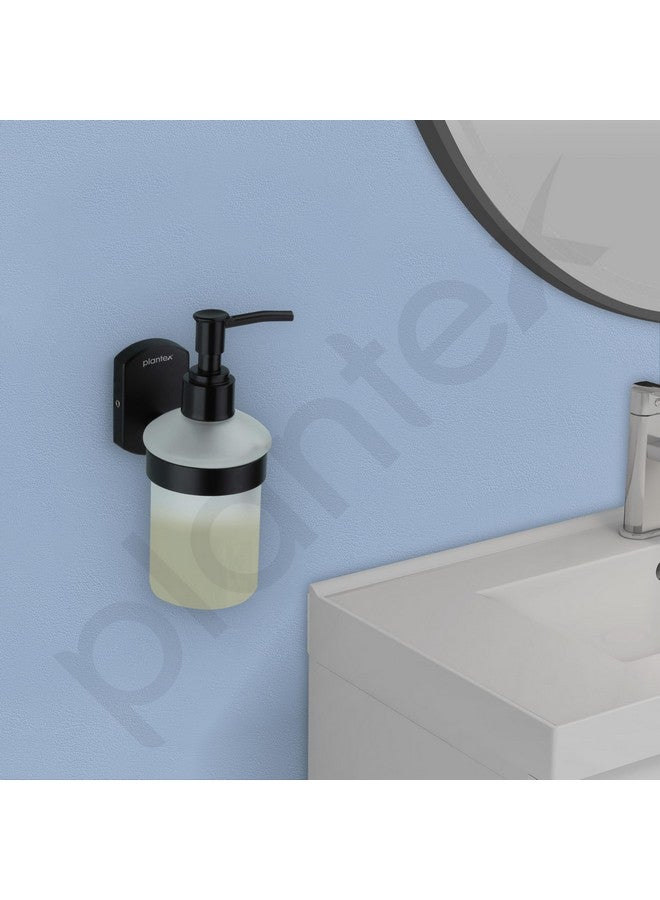Plantex 304 Grade Stainless Steel Liquid Soap Dispenser/Shampoo Dispenser/Handwash Dispenser/Bathroom Accessories - Pack of 1 (Parv-Black) - Image 2