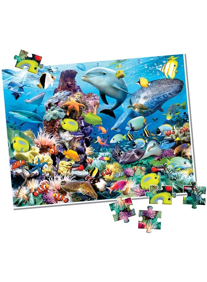 Creative's Sea Animals | Jigsaw Puzzle | 100 Pieces Puzzle | Ocean Themed Puzzles | Fun and Challenging Puzzles | Puzzles for Kids and Adults | Jigsaw Puzzles for Adults - Image 2