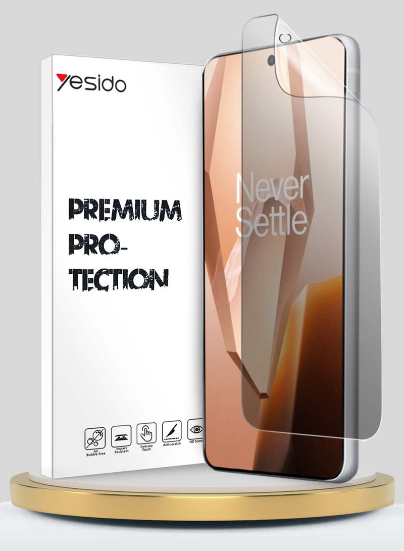 Yesido OnePlus 13R 5G 2025 / Ace 5 5G 2024 / Ace 5 Pro 5G 2024 Yesido Premium Hydrogel Film Thin and Flexible Screen Protector (MSHFMN) - Clear - Image 1