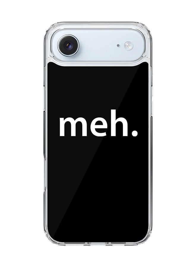 Stylizedd Classic Clear MagSafe Case for iPhone 17 Air , Hybrid Soft Case Flexible Edges Anti Drop TPU PC Gel Thin Transparent Cover [ Designed for iPhone 17 Air ] - Meh