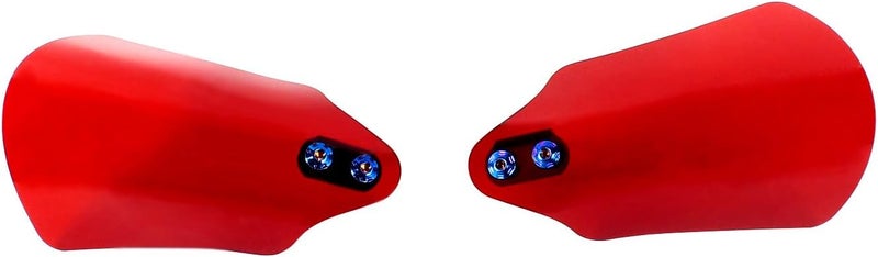 PJMTCUSTOM Transparent Red PMMA Acrylic Hand Grip Handguard Windshield for Harley Davidson - Image 1