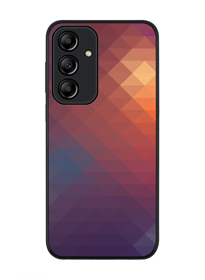 Stylizedd Rugged Black Edge Case for Samsung Galaxy A55, Slim fit Soft Case Flexible Rubber Edges Anti Drop TPU Gel Thin Cover -  Copper Prism - Image 1