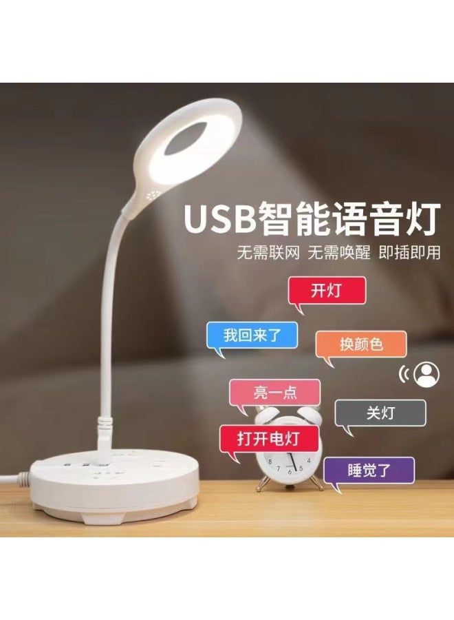 أشخاص جدد يستمتعون بإضاءة الصوت بالذكاء الاصطناعي، مصباح USB يتم التحكم به بالصوت، إضاءة غرفة النوم التي يتم التحكم بها بالصوت، مصنع مصابيح التحكم الصوتي - Image 2