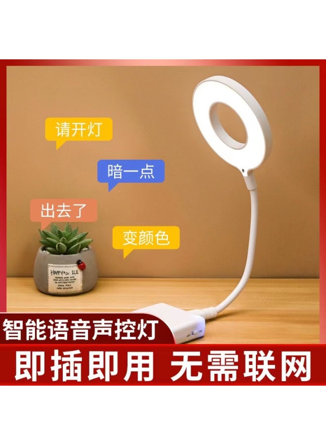 أشخاص جدد يستمتعون بإضاءة الصوت بالذكاء الاصطناعي، مصباح USB يتم التحكم به بالصوت، إضاءة غرفة النوم التي يتم التحكم بها بالصوت، مصنع مصابيح التحكم الصوتي - Image 3