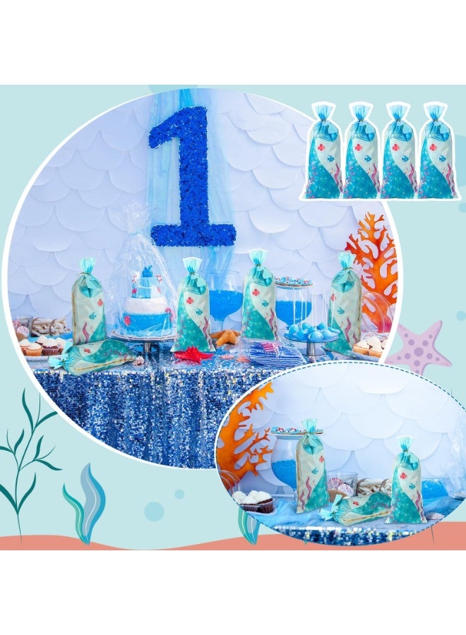 أكياس الوجبات الخفيفة المصنوعة من السيلوفان، وأكياس الحلوى، وأكياس السيلوفان ذات الأربطة الملتوية، وبطاقات الهدايا، وأكياس هدايا الحفلات (150 مجموعة) - Image 4