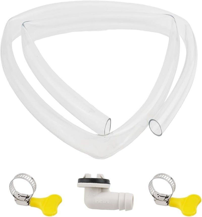 مجموعة خرطوم تصريف مكيف الهواء ABS بقطر 15 مم وطول 6 أقدام لوحدات التكييف المنفصلة والمعلقة - Image 4