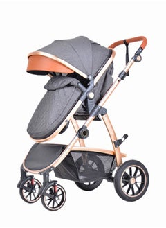Self-Folding Stroller Baby Carriage Lightweight Stroller Compact Gravity Fold Automatic Fits Infant Car Seat Baby Carriages Light Stroller Lightweight Travel Strollers
