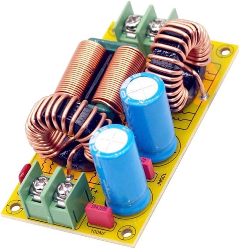 20A DC LC EMI Filter EMC FCC High Frequency Power Filtering for 12V 24V 48V Car - Image 1