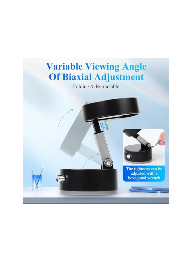 Green Tiger Vacuum Magnetic Phone Holder with Octopus-Inspired Suction – 360° Adjustable Alloy Mount for Car, Gym, Mirror, or Smooth Surfaces（Black） - Image 4