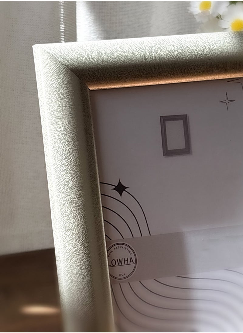 Ornate Tabletop Picture Photo Frame with MDF Backing Includes Built-in Stand and Acrylic Front