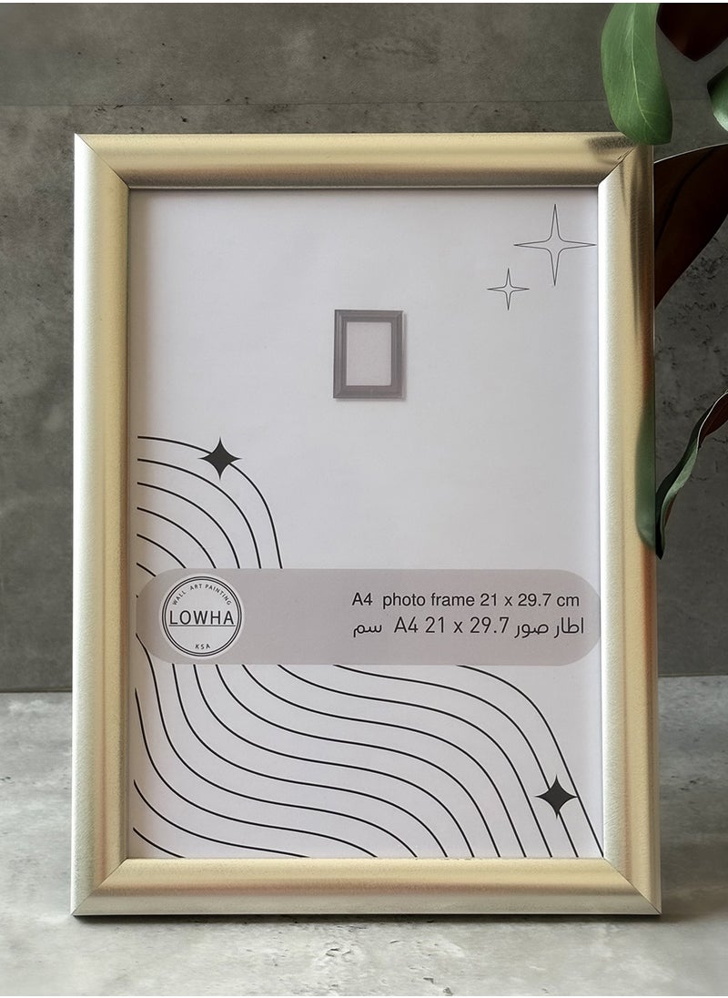 Ornate Tabletop Picture Photo Frame with MDF Backing Includes Built-in Stand and Acrylic Front