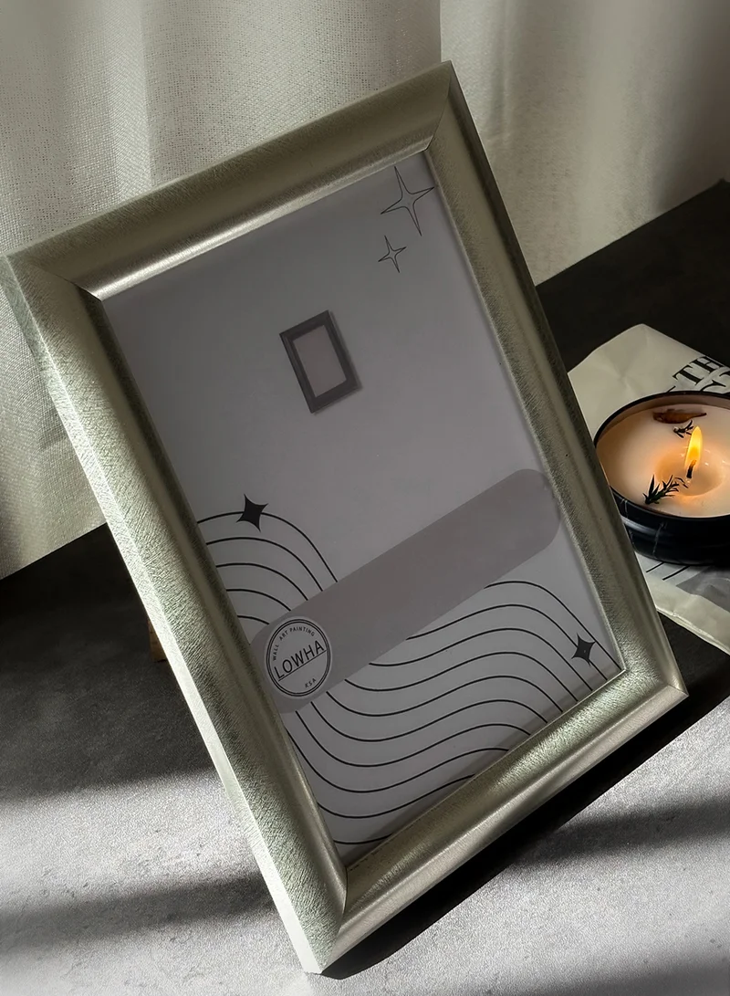 LOWHA Ornate Tabletop Picture Photo Frame with MDF Backing Includes Built-in Stand and Acrylic Front