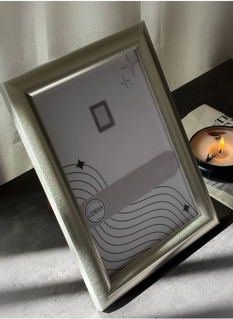 Ornate Tabletop Picture Photo Frame with MDF Backing Includes Built-in Stand and Acrylic Front