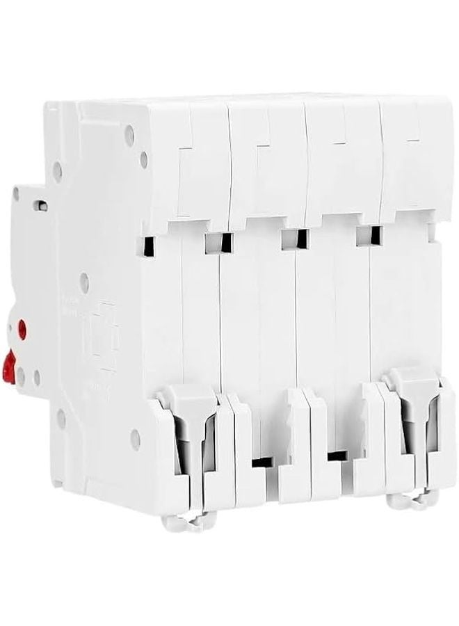 GYM10 4 Pole C Curve 20A Circuit Breaker DIN Rail MCB with ON Off Indicator 6KA CE Approved - Image 4