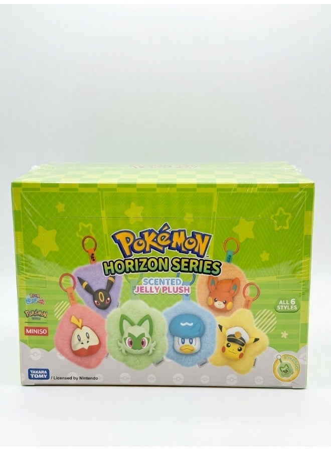 MINISO x Pokémon Character Plush Pendant Collection Plush Pendant Blind Box, Full Display Set of 6 Sealed Mystery Boxes, Character Collectible for Display and Gifting - Image 3