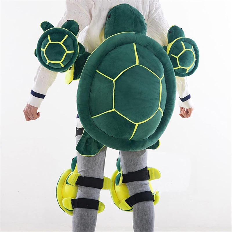 klarako Cute Protective Gear Hip Butt Pad Turtle Tortoise Protective Gear for Skiing Snowboarding Padded Skating Pads Turtle Hip Protections for Kids (B, Back) - Image 1