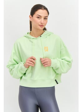 PUMA Women Sportswear Fit Hooded Outdoor Sweatshirt, Lime Green  - Image 1