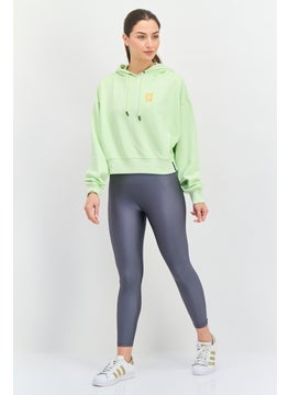 PUMA Women Sportswear Fit Hooded Outdoor Sweatshirt, Lime Green  - Image 4