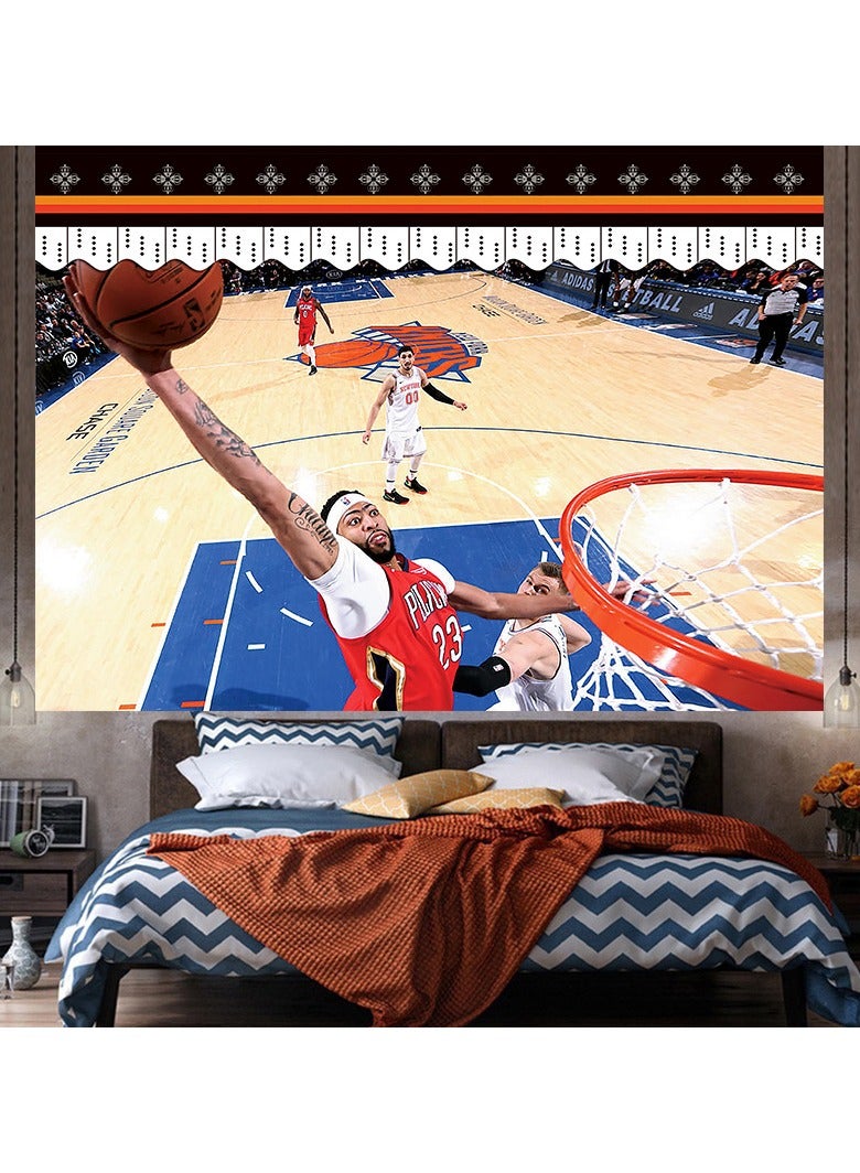 EBMINI NBA Star Background Cloth 