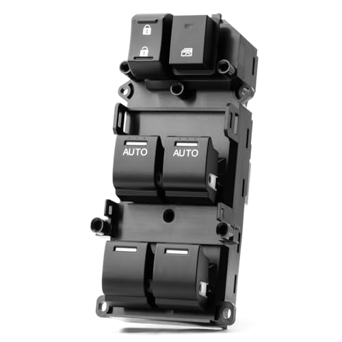 Lin Cin Yin Power Window Switch Driver Side for Honda Accord Sedan EXL 2013 2014 2015 2016 2017 Front Left Master Window Button Control Door Lock Assembly2 Auto 35750T2AA11DWS16841S14103 - Image 1