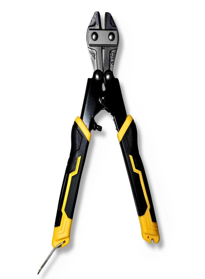 ZIODIC 8inch/210mm Mini Bolt Cutter, CR-V Small Bolt Cable Cutters with Comfortable Grip, Perfect for Cutting Wires, Bolts, Cables, Steel Bars, Chain Link, etc. - Image 2