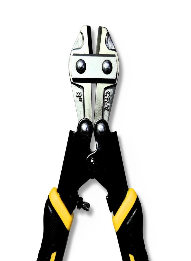 ZIODIC 8inch/210mm Mini Bolt Cutter, CR-V Small Bolt Cable Cutters with Comfortable Grip, Perfect for Cutting Wires, Bolts, Cables, Steel Bars, Chain Link, etc. - Image 4