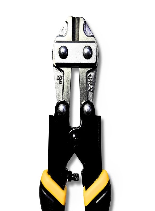 ZIODIC 8inch/210mm Mini Bolt Cutter, CR-V Small Bolt Cable Cutters with Comfortable Grip, Perfect for Cutting Wires, Bolts, Cables, Steel Bars, Chain Link, etc. - Image 5