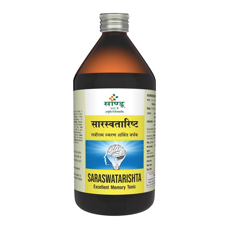 Sandu Pharmaceuticals Ltd Saraswatarishta (450Mls) | al Ayurvedic Nervine Tonic - Image 4