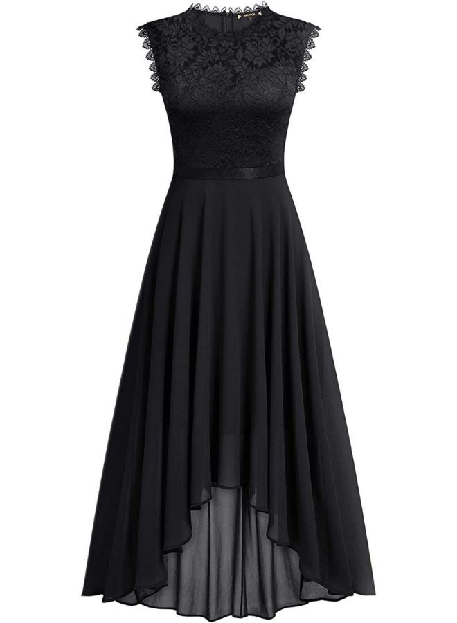 Tepveisoy Fashionable Women's Waist Dress Evening Lace Dress  - Image 2