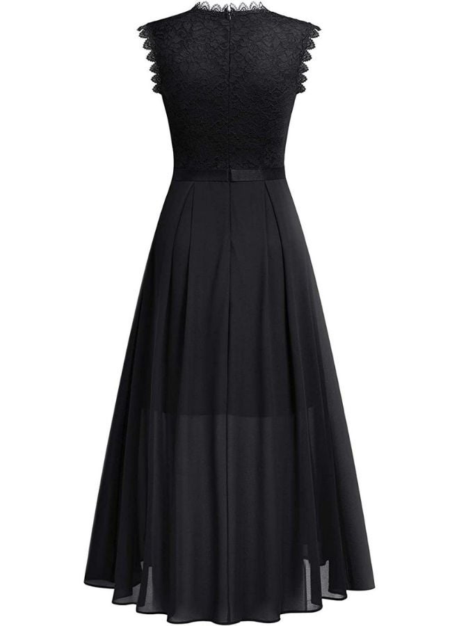 Tepveisoy Fashionable Women's Waist Dress Evening Lace Dress  - Image 3