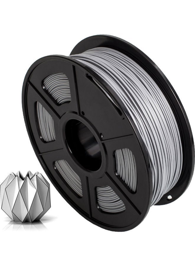 NIBEMINENT 3D Printer PLA Filament Silver  - Image 1