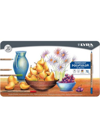 Lyra Rembrandt Polycolor Dry Color 72 Colors 