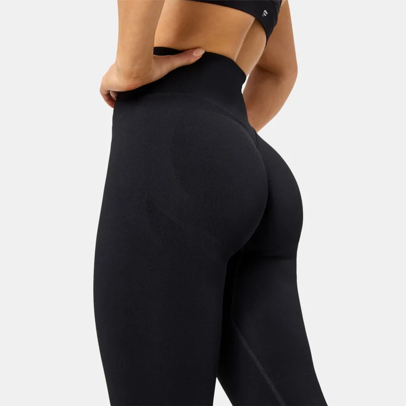 Fabletics Black Women's Seamless Scrunch Leggings for Women | Best Price UAE