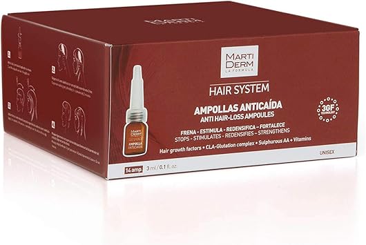 Martiderm أمبولات مارتيديرم نظام الشعر لمكافحة تساقط الشعر 14 × 3 مل - Image 1