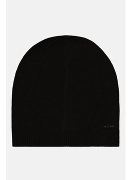 Van Heusen Men Knitted Beanie, Black  - Image 1