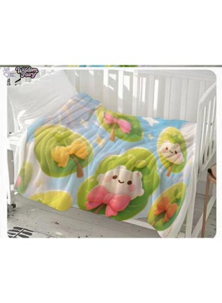 Wisdom Fairy (latest) baby and children's cartoon flannel thin blanket (warm and comfortable, suitable for sleep, gaming) 70cm*100cm - pzsku/ZA736193A30D22F65C51BZ/45/1749135238/81dc9011-eab6-4860-9003-ac4d454768c4