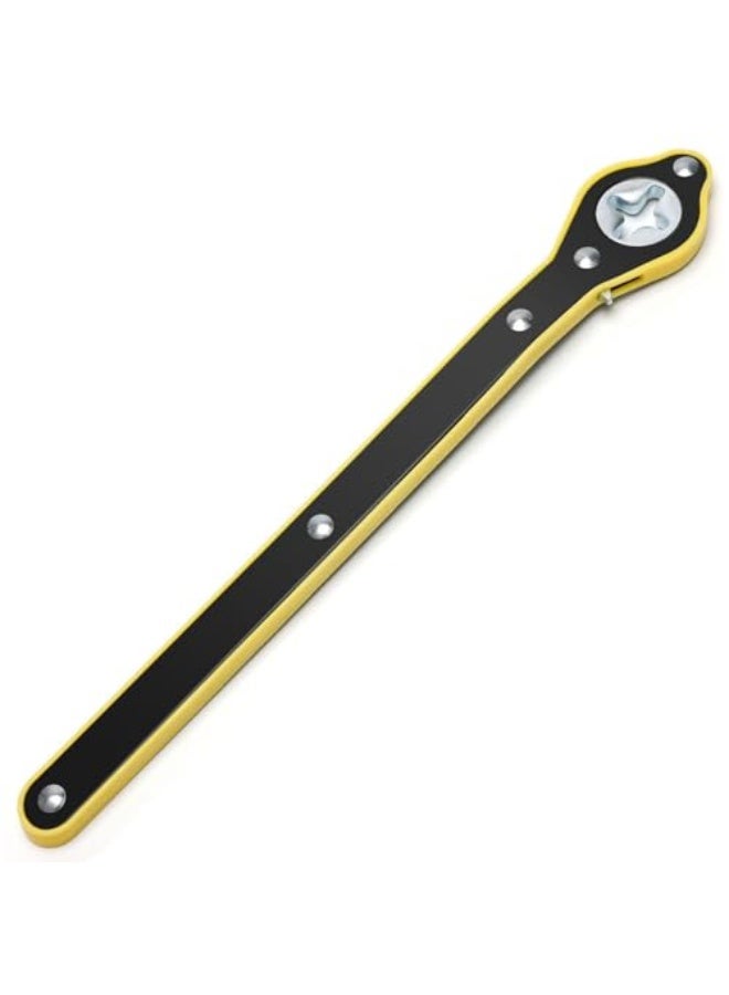 X spring Jack Ratchet Wrench, 360° Swivel Cross Wrench, Auto Tire Repair Tool, Heavy Duty Labor-Saving Scissor Jack Handle, Speed Scissor Jack Lift Tool for Car, SUV, Truck, Roadside Emergency  - Image 1