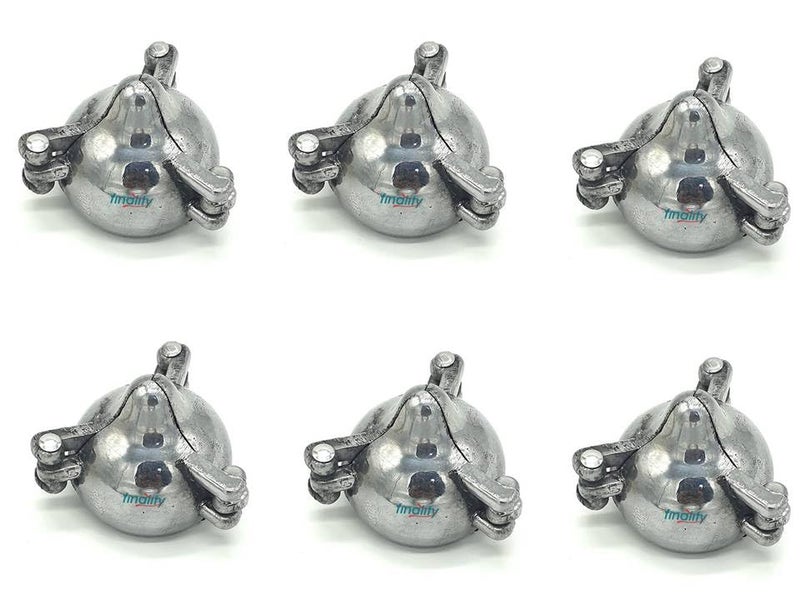 finality Aluminum Modak Moulds Set of 6 Size Medium - Image 1