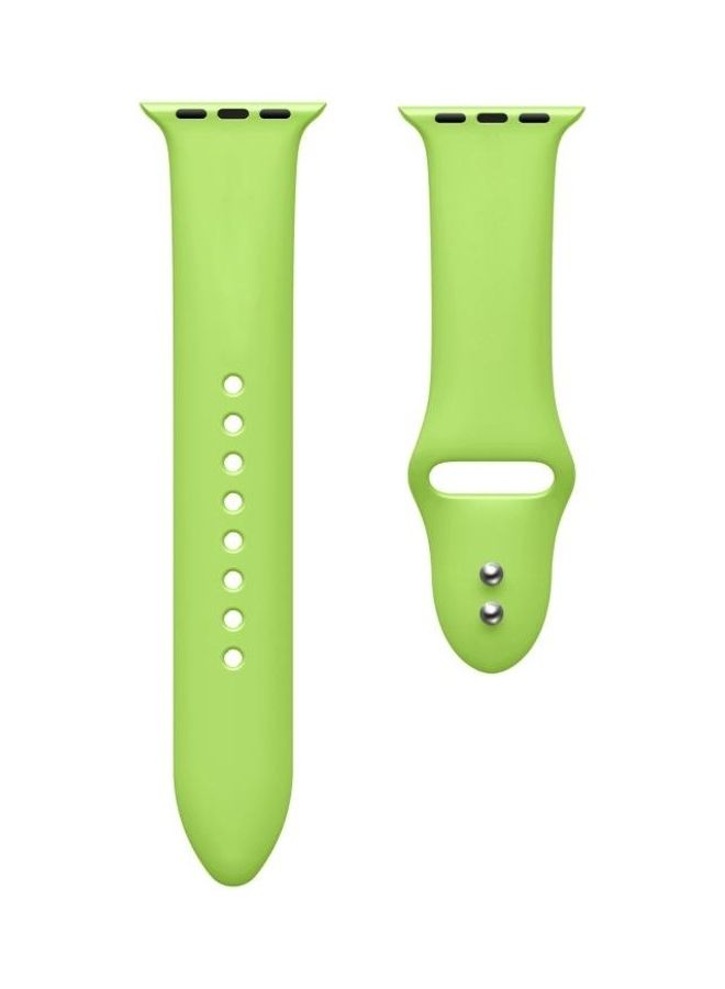 NIBEMINENT Replacement Watchband For Apple Watch Green - Image 1